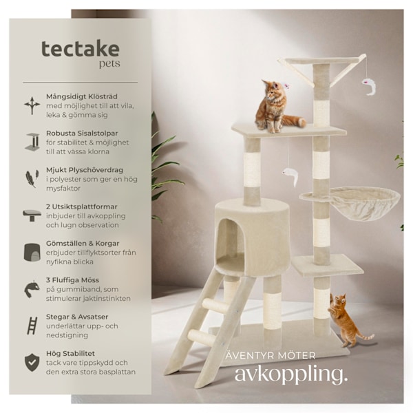 tectake Klösträd Dominik Beige