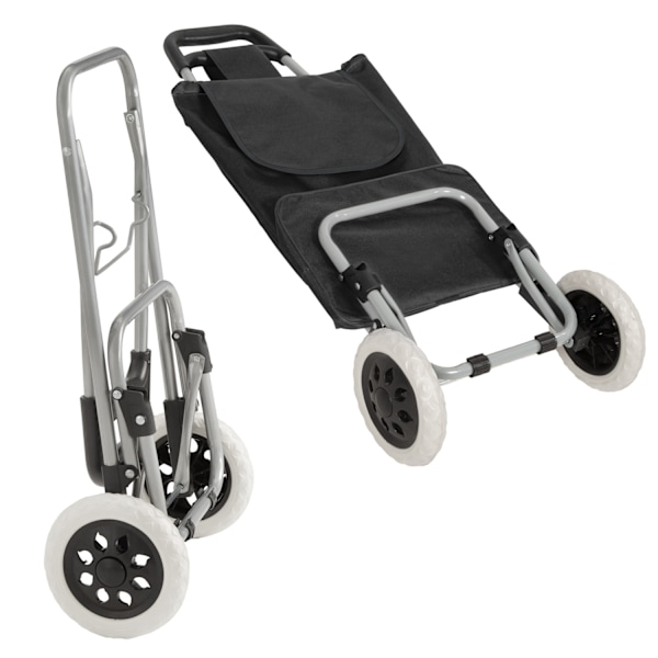 tectake Shoppingvagn Svart