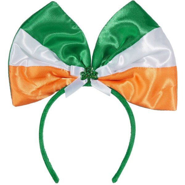tectake St. Patrick’s Day huvudbonad rosett i iriska färger Grön