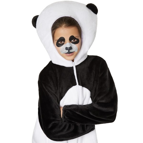 tectake Maskeraddräkt för barn Panda White 140 (9-10y)