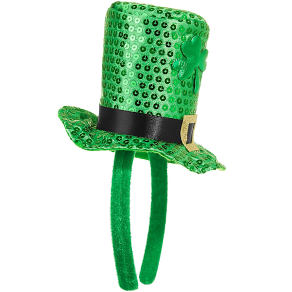 tectake St. Patrick’s Day minicylinderhatt grön klöver Grön