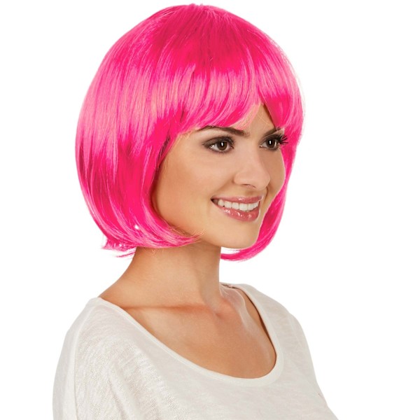 tectake Peruk Kort Page Rosa