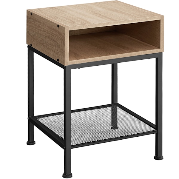 tectake Sängbord Harlow Ljusbrun