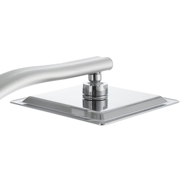 tectake Duschpanel SF-8612 Regndusch med handdusch grå