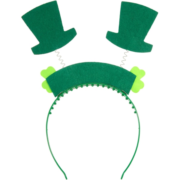tectake St. Patrick’s Day huvudbonad text med cylinderhattar Grön