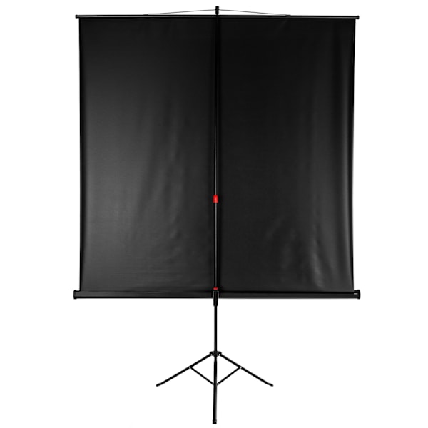 tectake Projektorduk med stativ - 152 x 152 cm Vit
