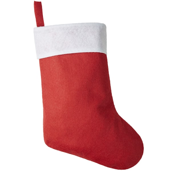 tectake Klassisk julstrumpa Röd