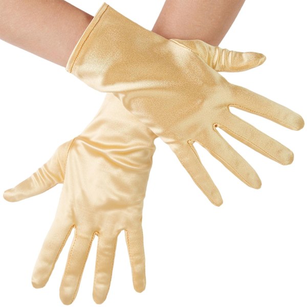 tectake Satinhandskar Guld