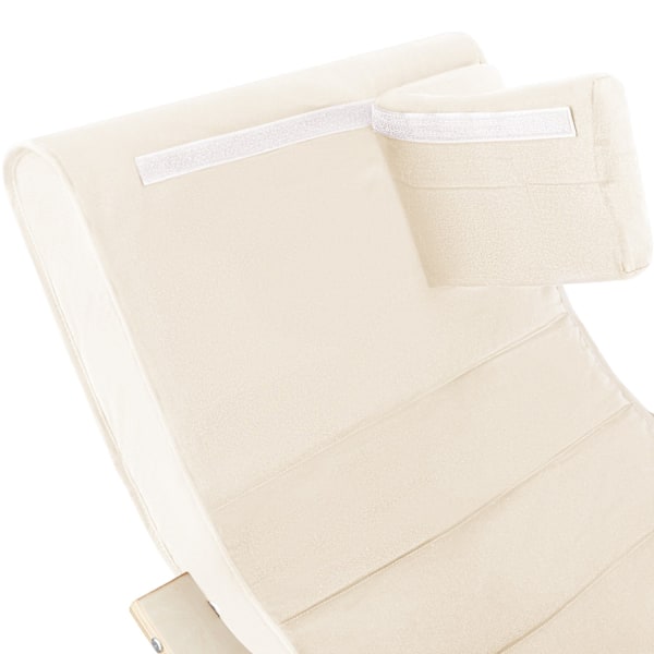 tectake Gungstol, fåtölj Onda Beige