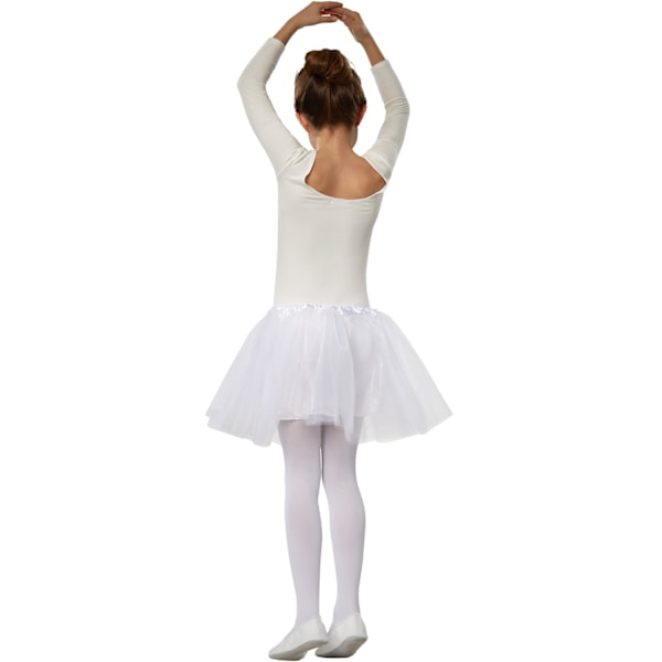 tectake Barn-ballerinakjol vit White 116 (5-6y)