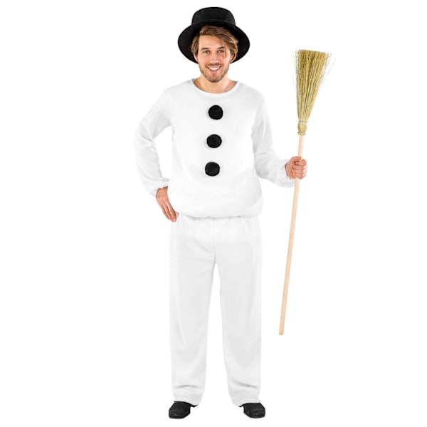 tectake Maskeraddräkt Snögubbe White XL