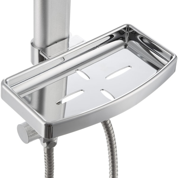 tectake Duschpanel SF-8612 Regndusch med handdusch grå