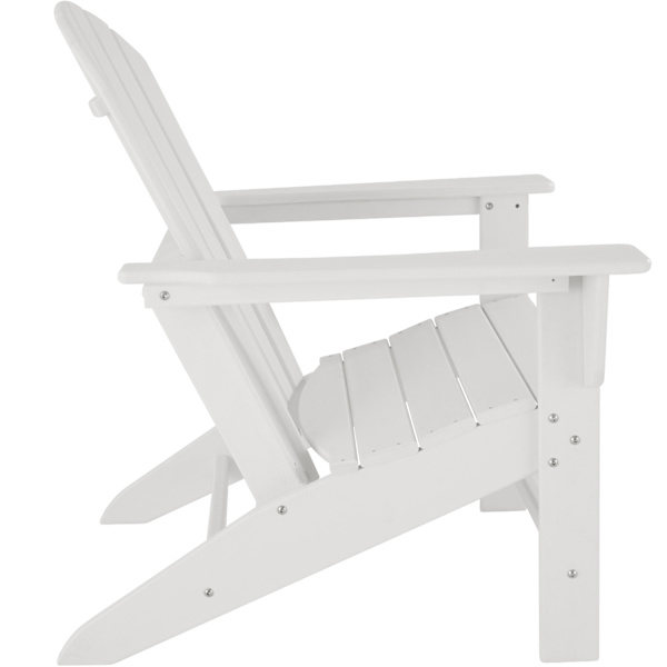 tectake Trädgårdsstol i Adirondack design Vit
