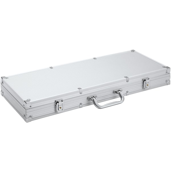 tectake Pokerset -  500 delar Silver