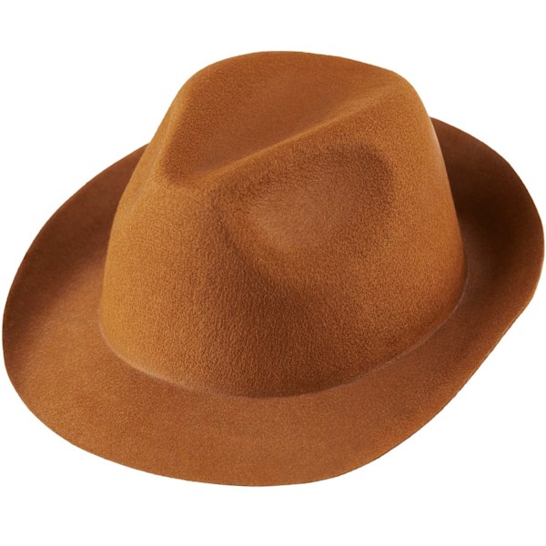 tectake Enfärgad partyhatt Brun