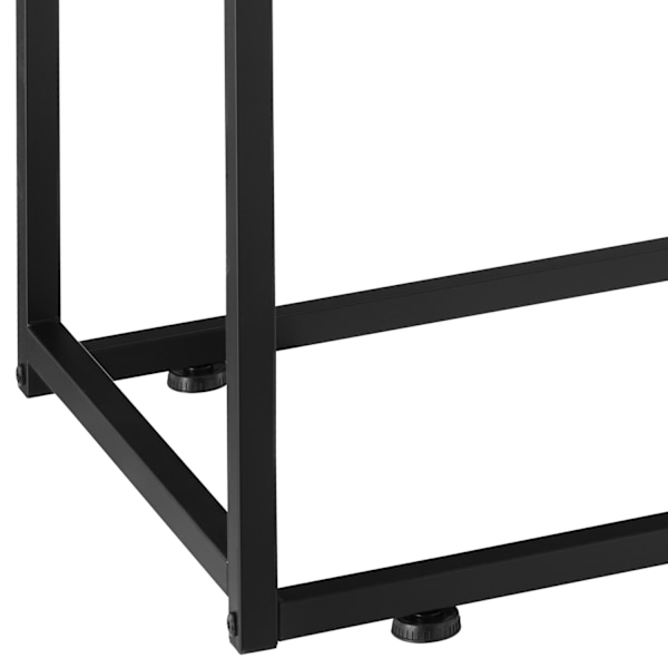 tectake Kilkenny avlastningsbord 100x41x80,5cm Mörkbrun