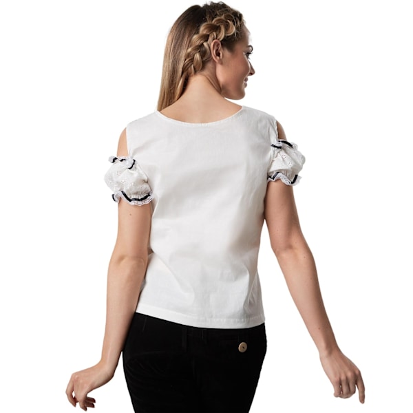 tectake Tracht-blus Zenzi White M