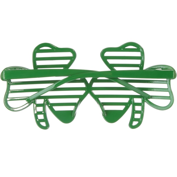 tectake St. Patrick’s Day roliga glasögon klöver med ränder Grön