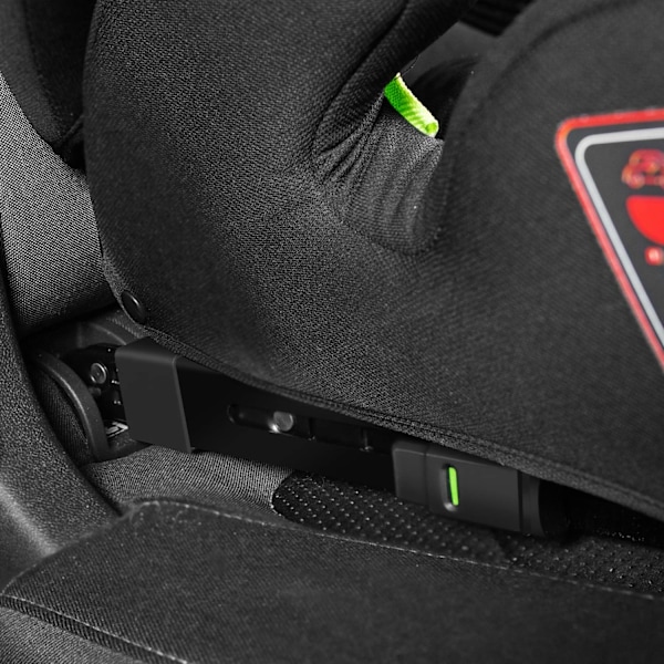 tectake Bilbarnstol Emely, 5-punktsbälte, i-Size godkänd, med ISOFIX Mörkgrå