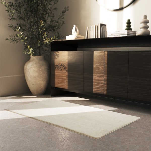Kortluggig matta Soft Zone - beige, 80 x 150 cm Beige