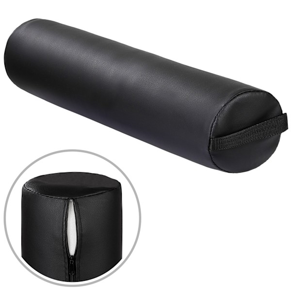 tectake Pall + 2 massagerullar Svart