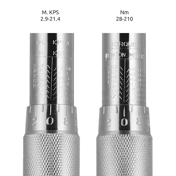 tectake Momentnyckelsats i 5 delar Silver