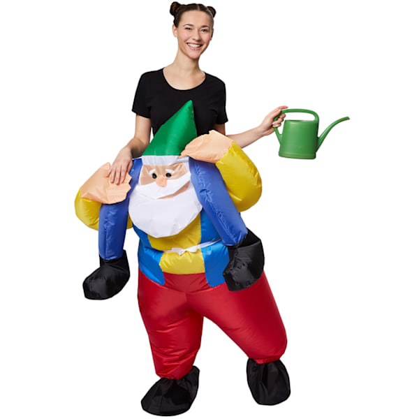 tectake Uppblåsbar ridande dräkt Tomte multifärg