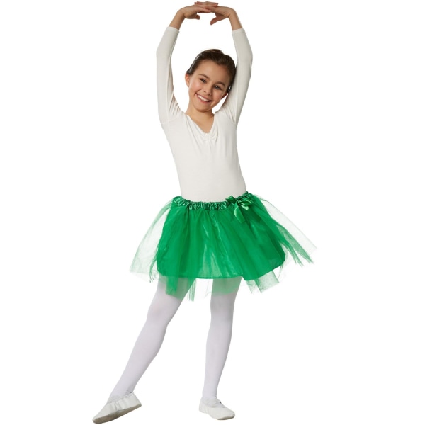 tectake Barn-ballerinakjol grön Green 128 (7-8y)