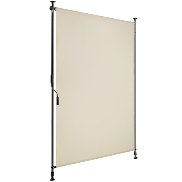 Markis Taija med handvev - 100 x 310 cm, beige Beige