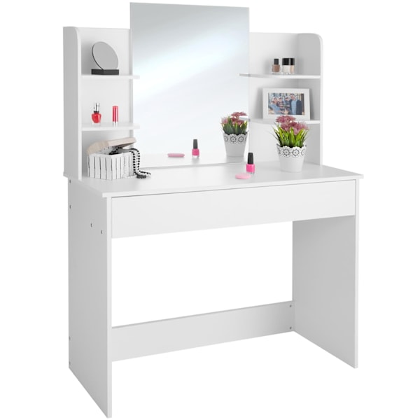 tectake Sminkbord Camille Vit