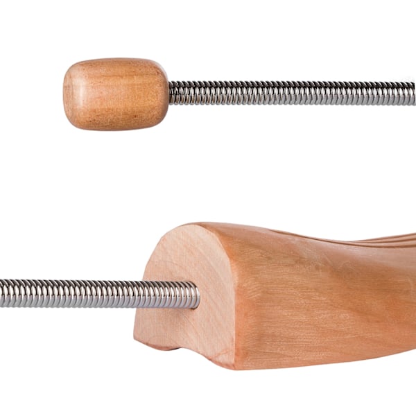 tectake 3-par Skoblock med spiralfjäder - 39-41 Brun