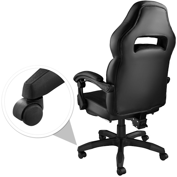 tectake Gamingstol Comodo Svart