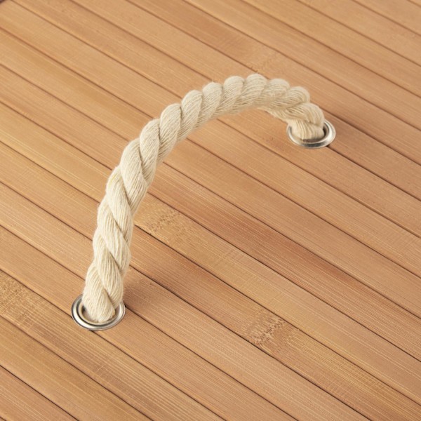 tectake Tvättkorg med tvättsäck - 100 L Beige