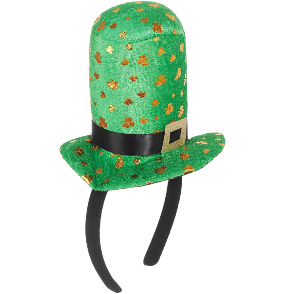 tectake St. Patrick’s Day minicylinderhatt gyllene klöver Grön