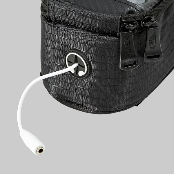 tectake Cykelväska för smartphones - 18 x 8,5 x 8,5 cm Svart