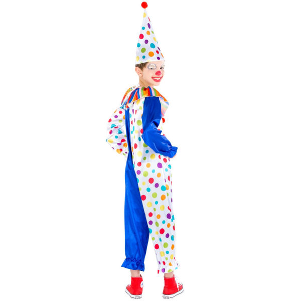 tectake Clowndräkt för barn Clownen Jux Blue 116 (5-6y)