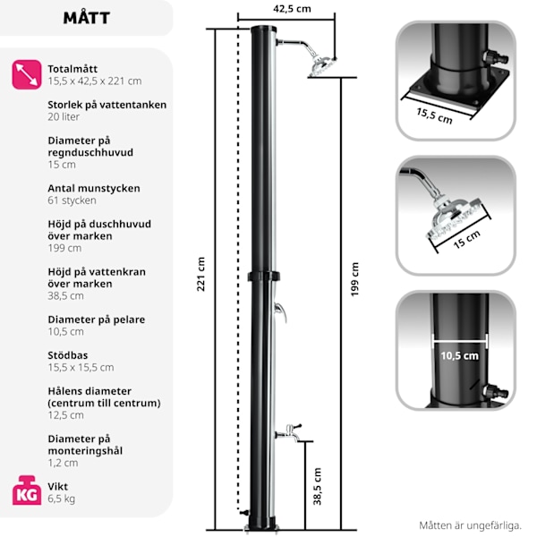 tectake Soldusch Tinto Silver