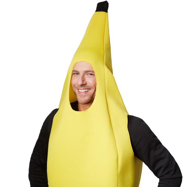 tectake Maskeradräkt Banan Yellow M