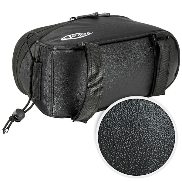 tectake Cykelväska för smartphones - 20 x 9,5 x 10 cm Svart