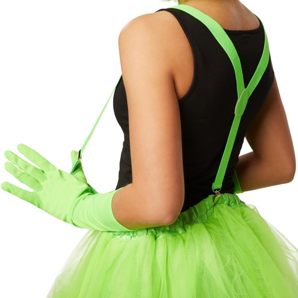 tectake Ballerina-tyllkjol med hängslen grön G 1707 | Fyndiq