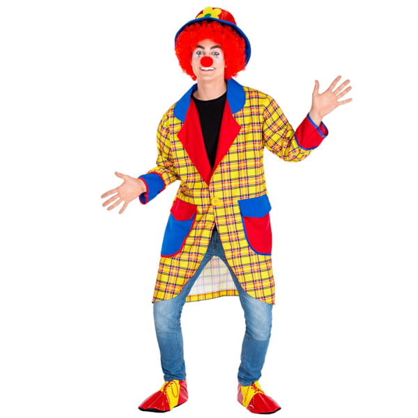 tectake Maskeraddräkt Herr Clown Fridolin Yellow M