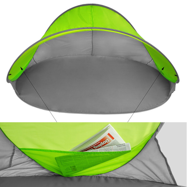 tectake Pop-up tält Jasmin Grön