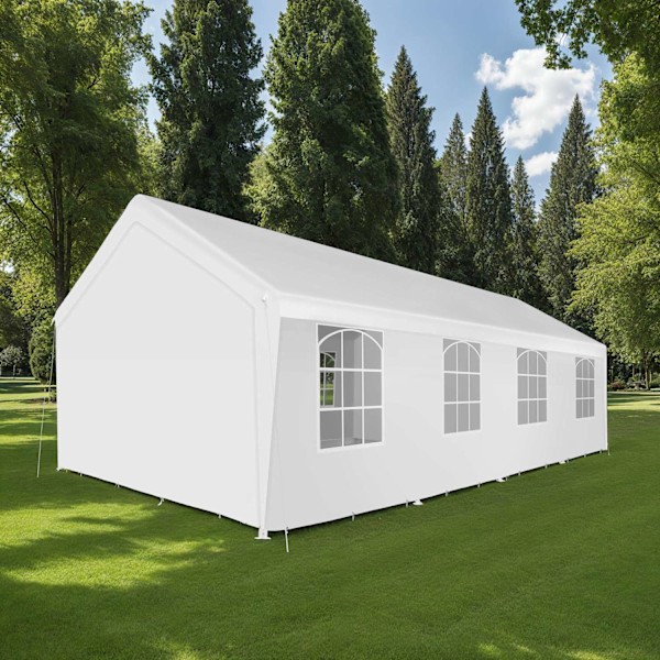 tectake Partytält Mammut 8x4m Vit
