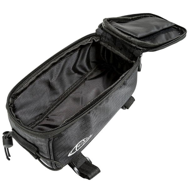 tectake Cykelväska för smartphones - 20 x 9,5 x 10 cm Svart