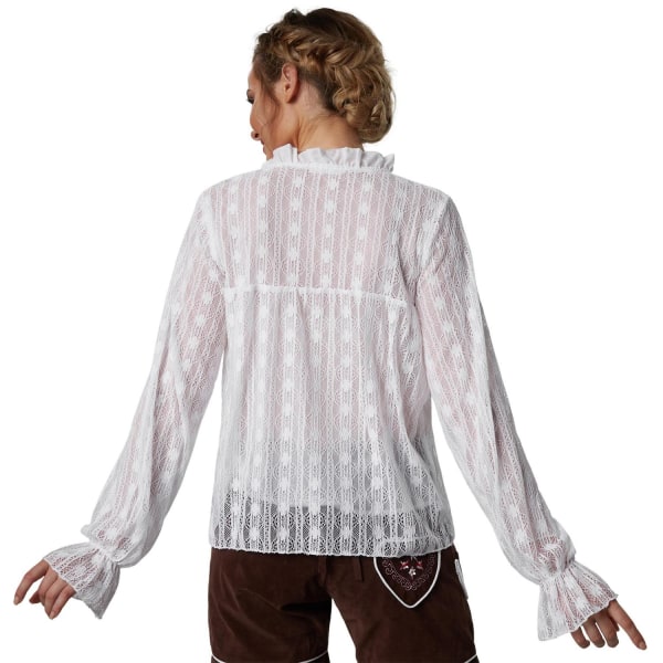 tectake Tracht-blus Susannerl White XL