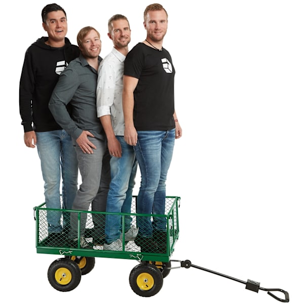 tectake Skrinda med innerklädsel max 550 kg Grön