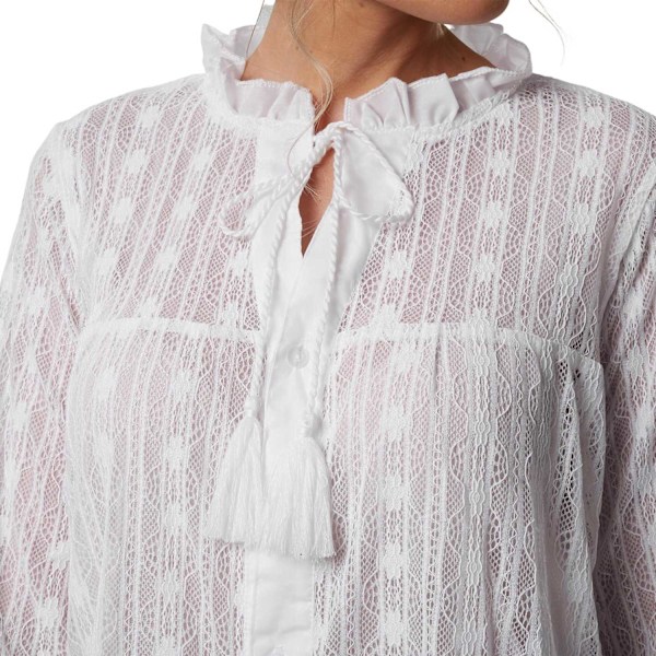 tectake Tracht-blus Susannerl White XXL