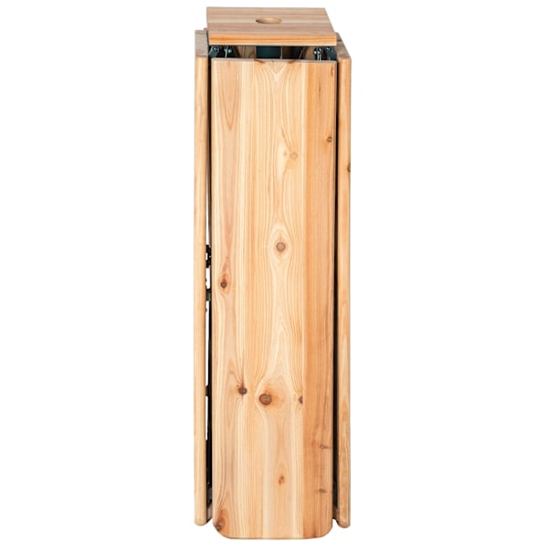 tectake Ståbord Quattro 241 x 241 x 103 cm Brun