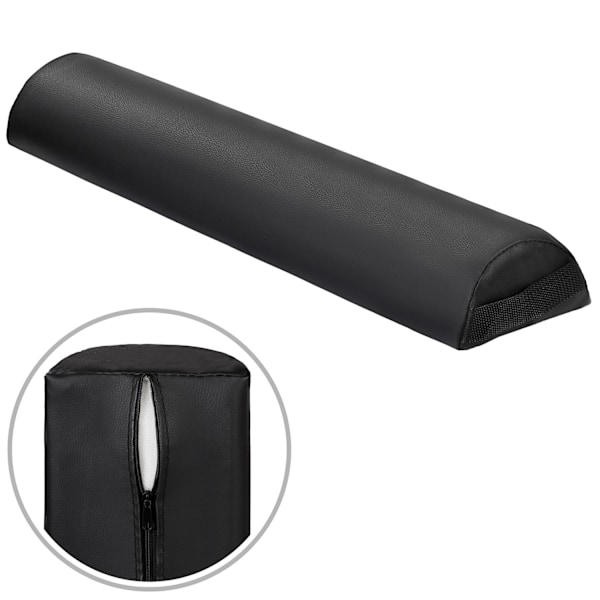 tectake Pall + 2 massagerullar Svart