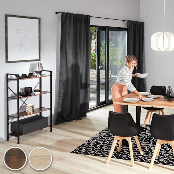tectake Hylla Leeds Ljusbrun